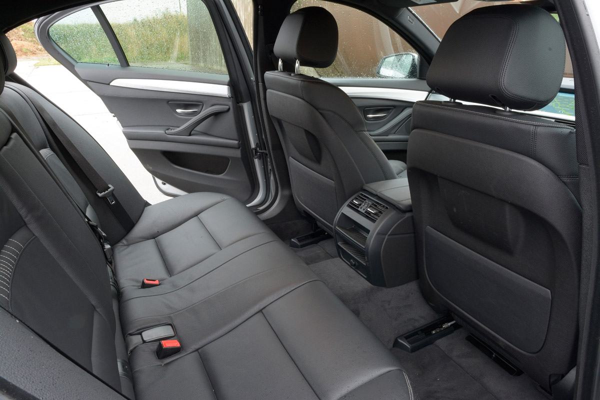 BMW 5 Series saloon 2013 rear seats