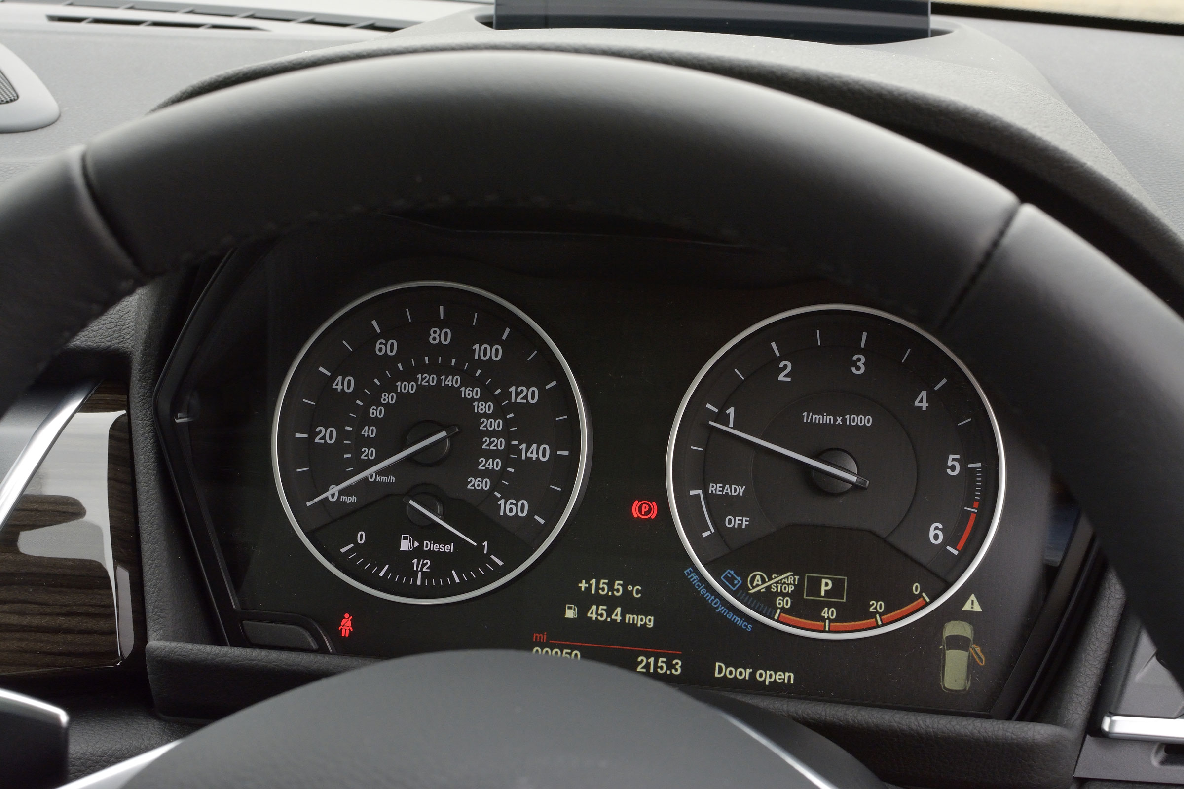 BMW 2 Series Active Tourer dials