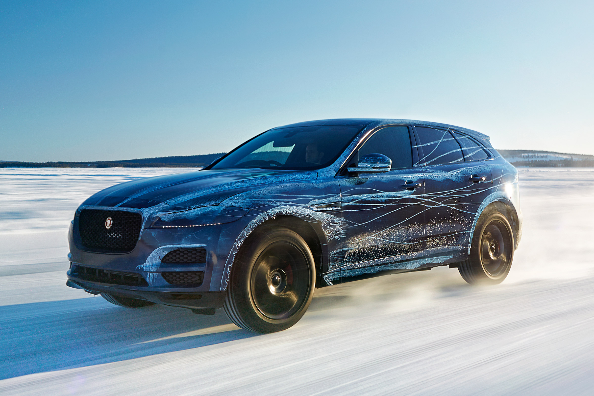 Jaguar F-Pace winter testing