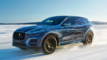 Jaguar F-Pace winter testing