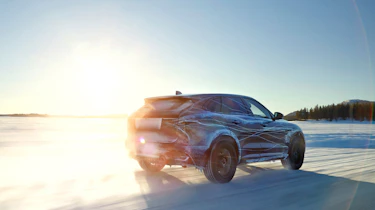 Jaguar F-Pace winter testing - rear