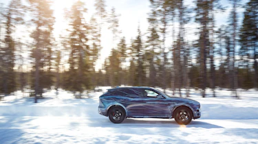 Jaguar F-Pace winter testing - side