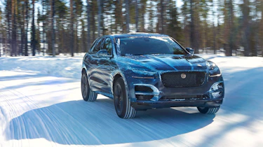 Jaguar F-Pace winter testing