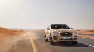 Jaguar F-Pace summer testing - hot weather