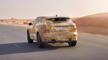 Jaguar F-Pace summer testing - rear