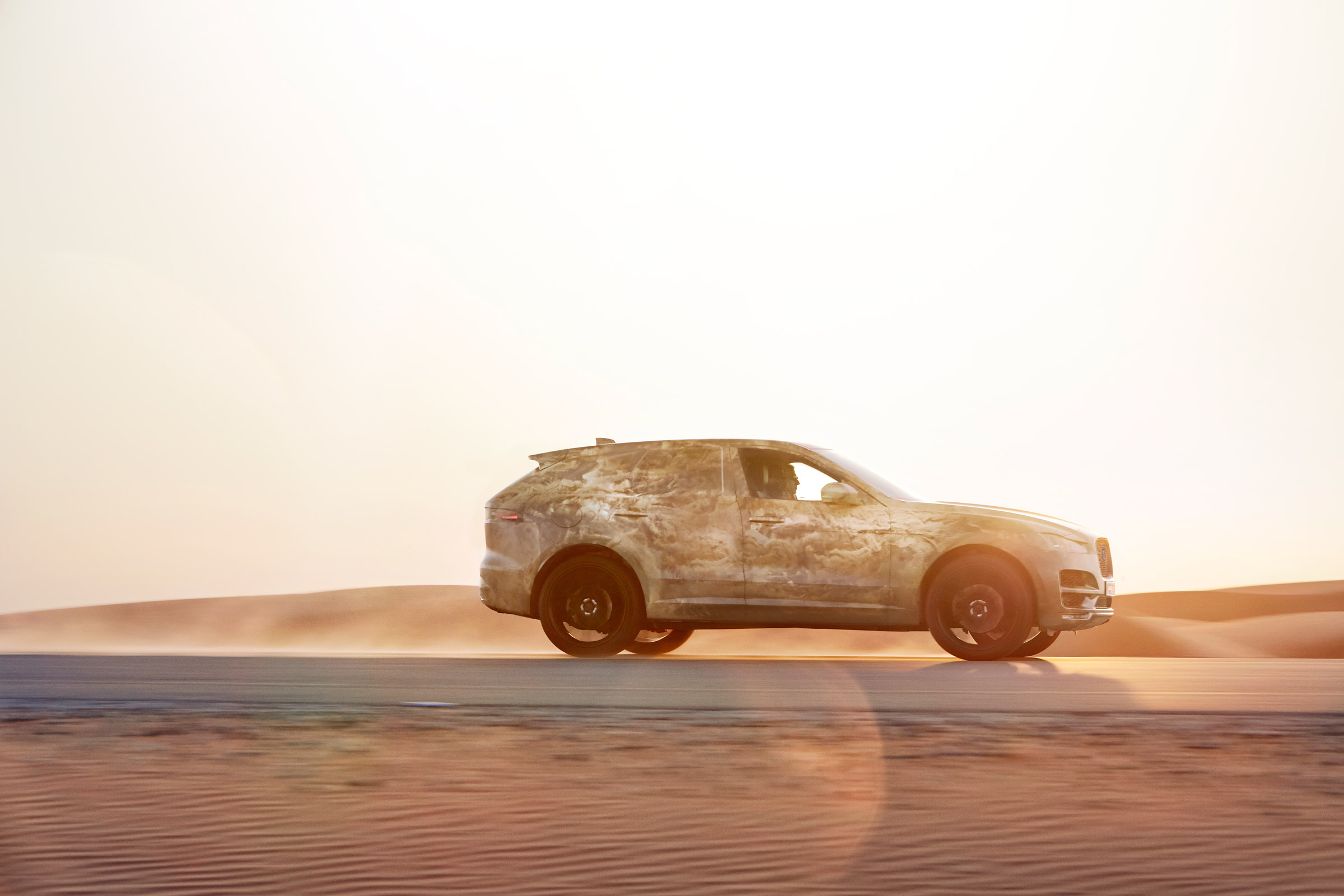 Jaguar F-Pace summer testing - rear