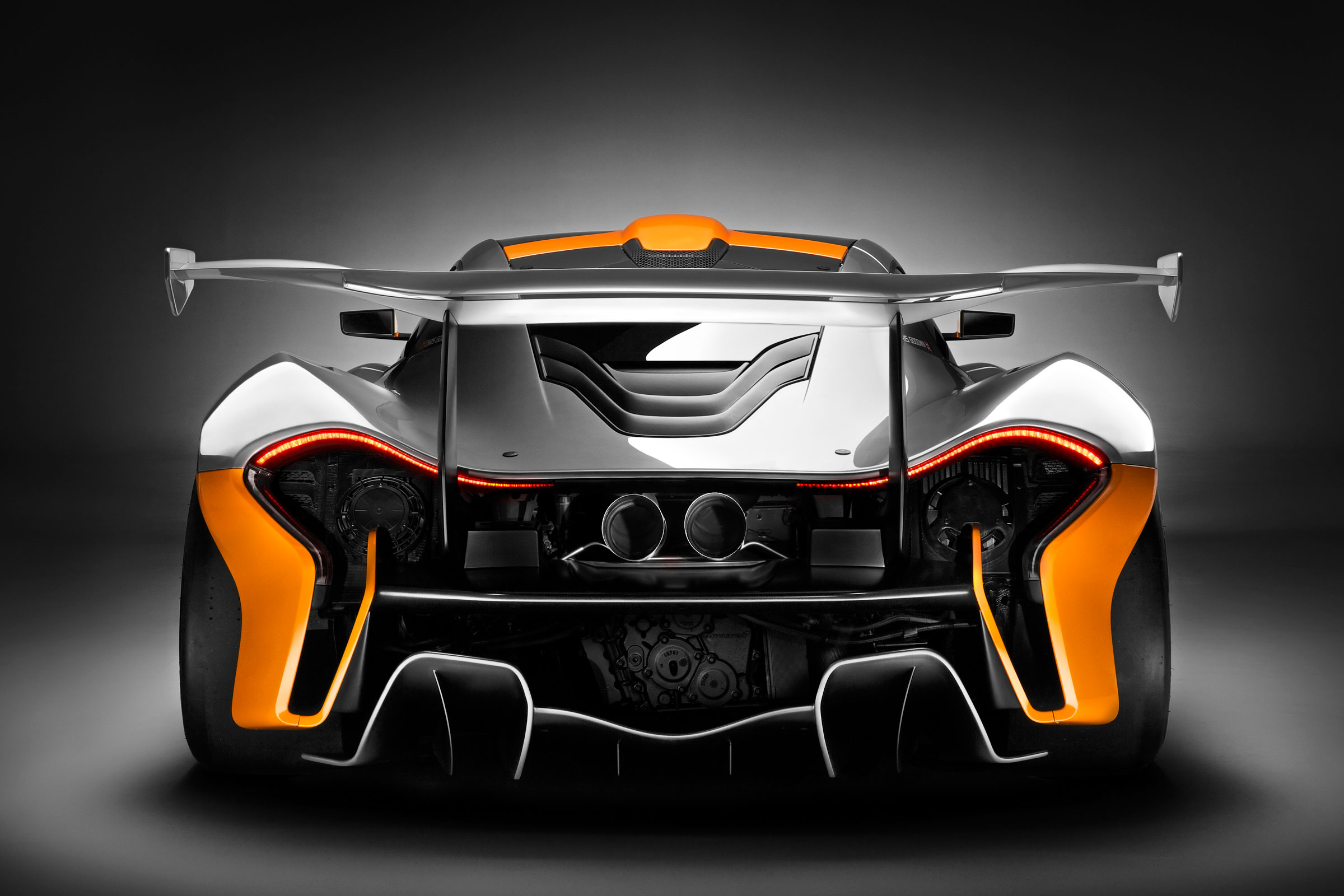 McLaren P1 GTR back