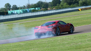 Ferrari 488 GTB smoking
