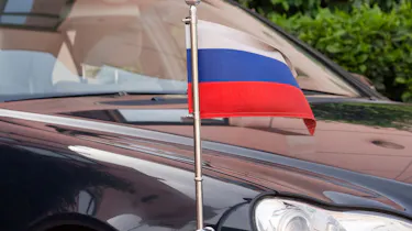 Embassy car Russian