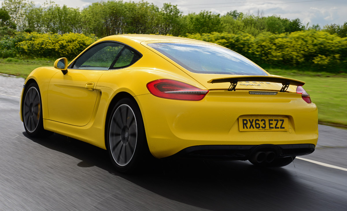 2014 Porsche Cayman rear