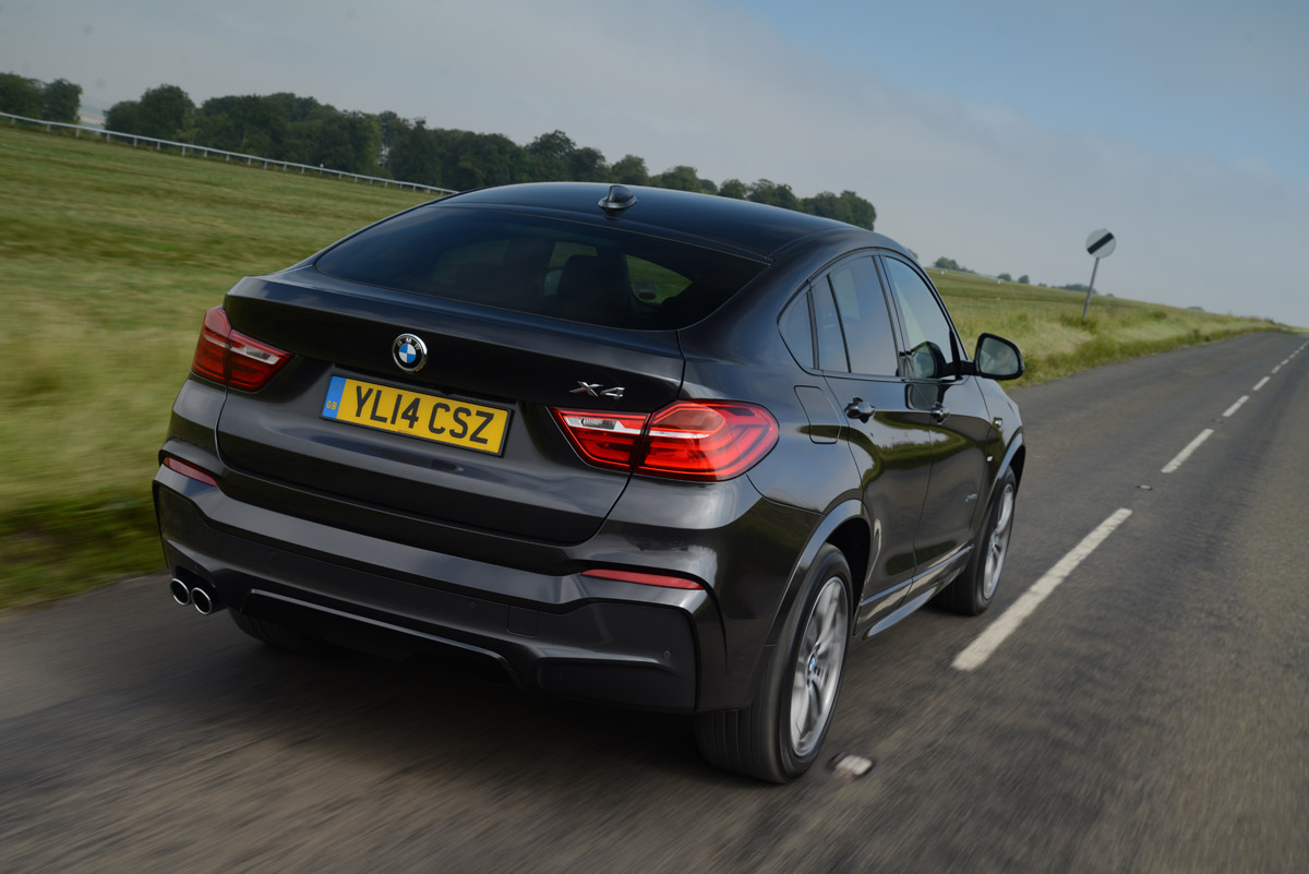 New BMW X4 2014 UK rear