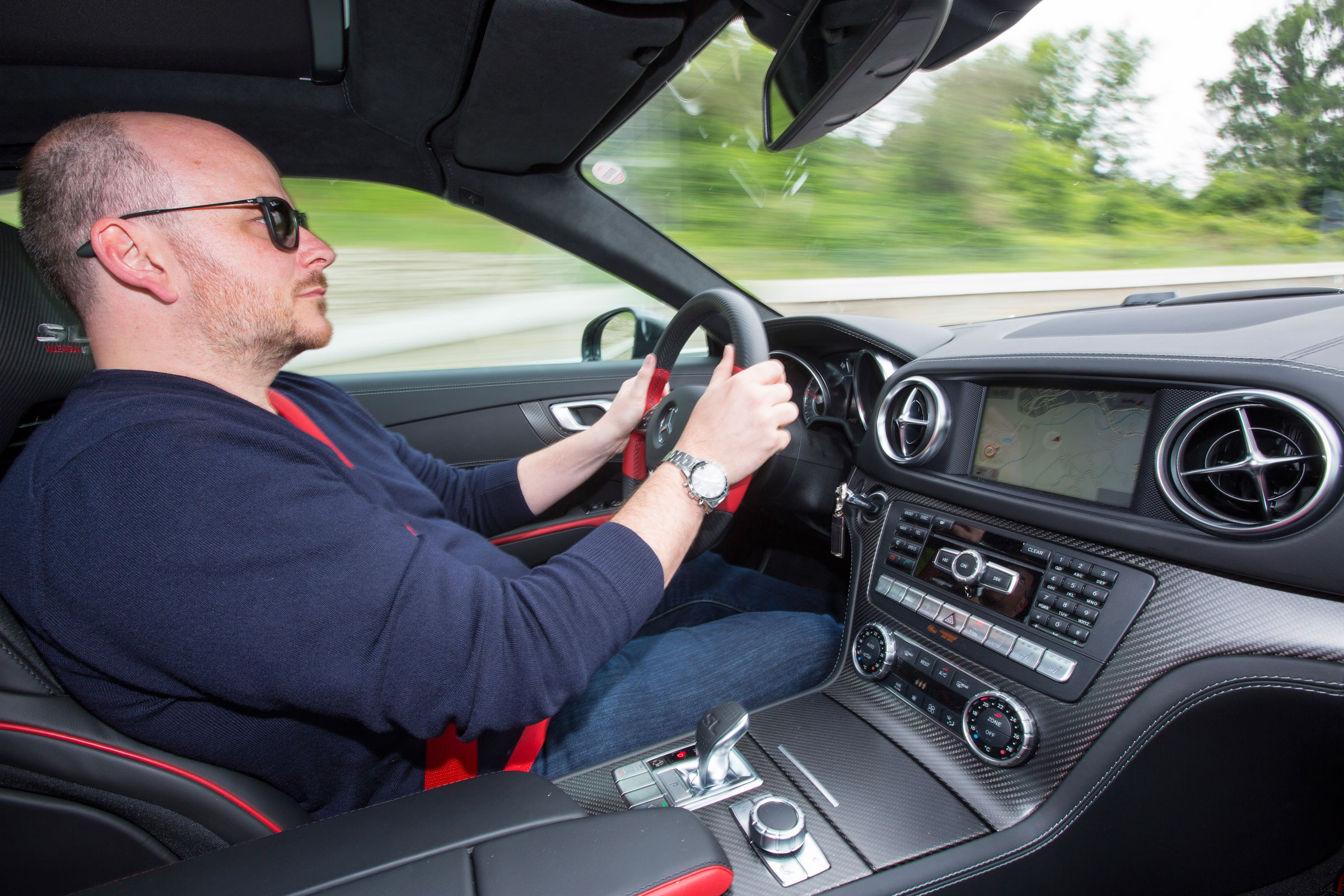 Mercedes SL Mille Miglia 417 - driving