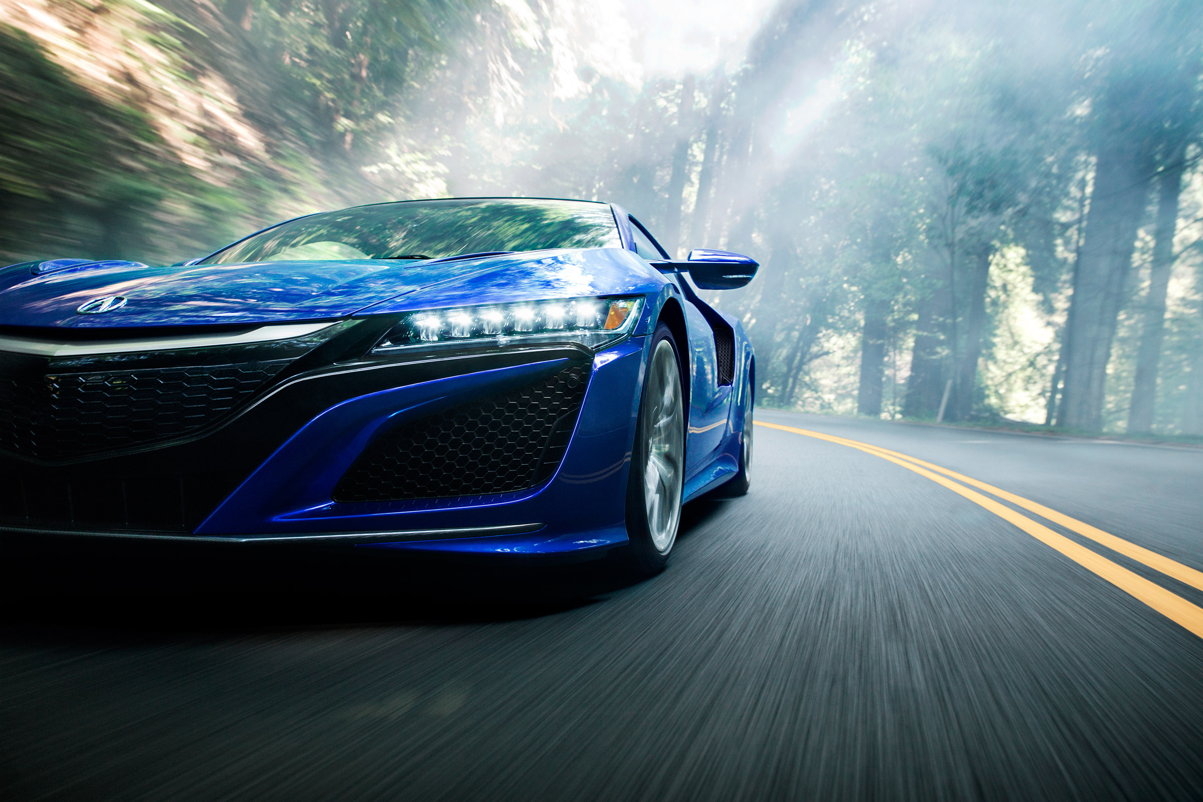 New Honda NSX 2015 forest