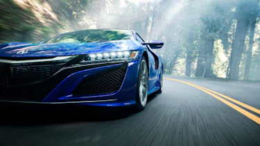 New Honda NSX 2015 forest