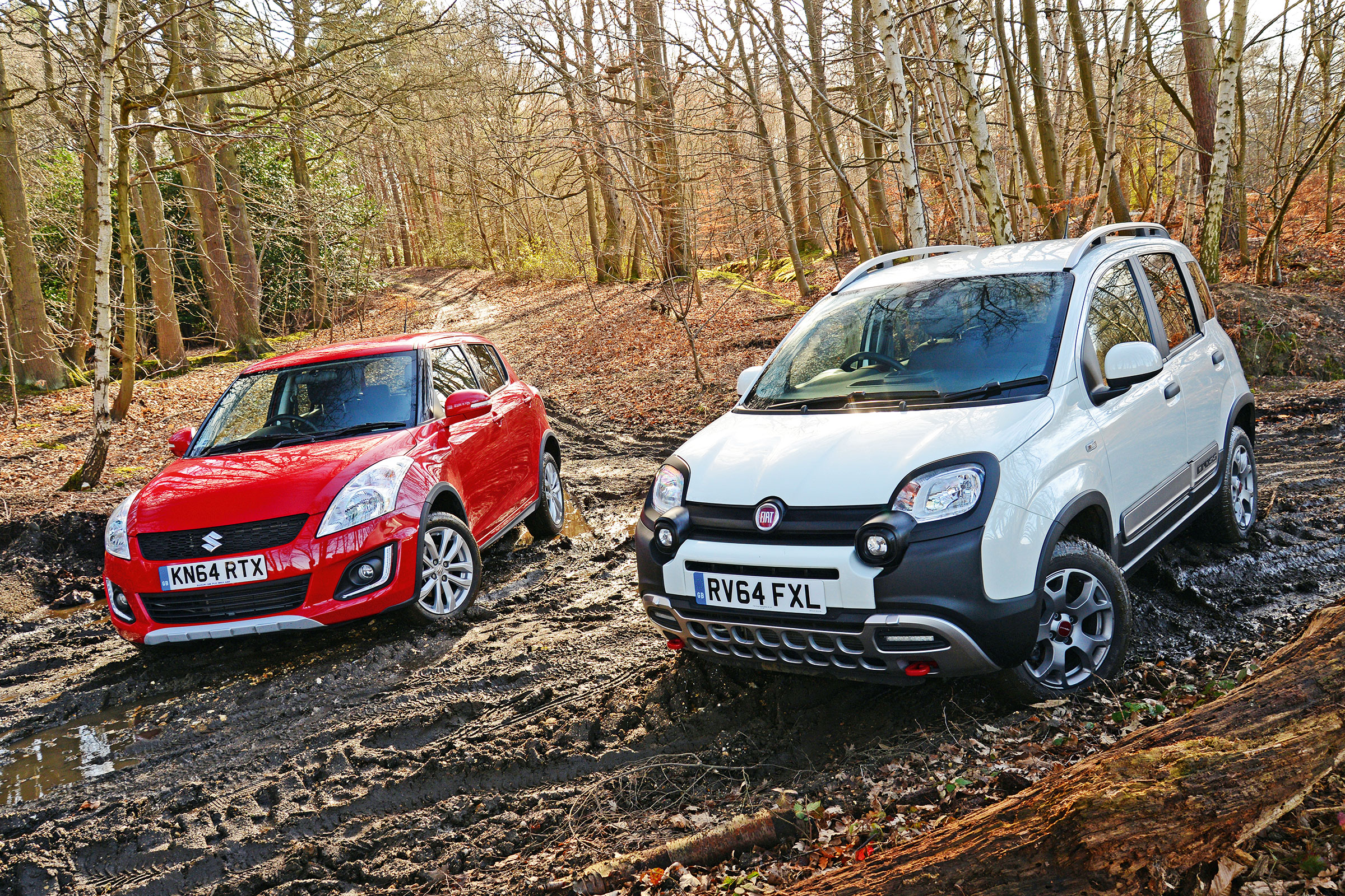 Fiat Panda Cross vs Suzuki Swift 4x4 - header