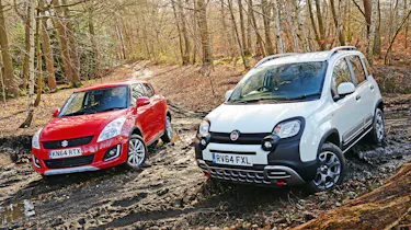 Fiat Panda Cross vs Suzuki Swift 4x4 - header