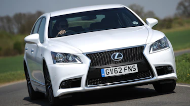 Lexus LS front cornering