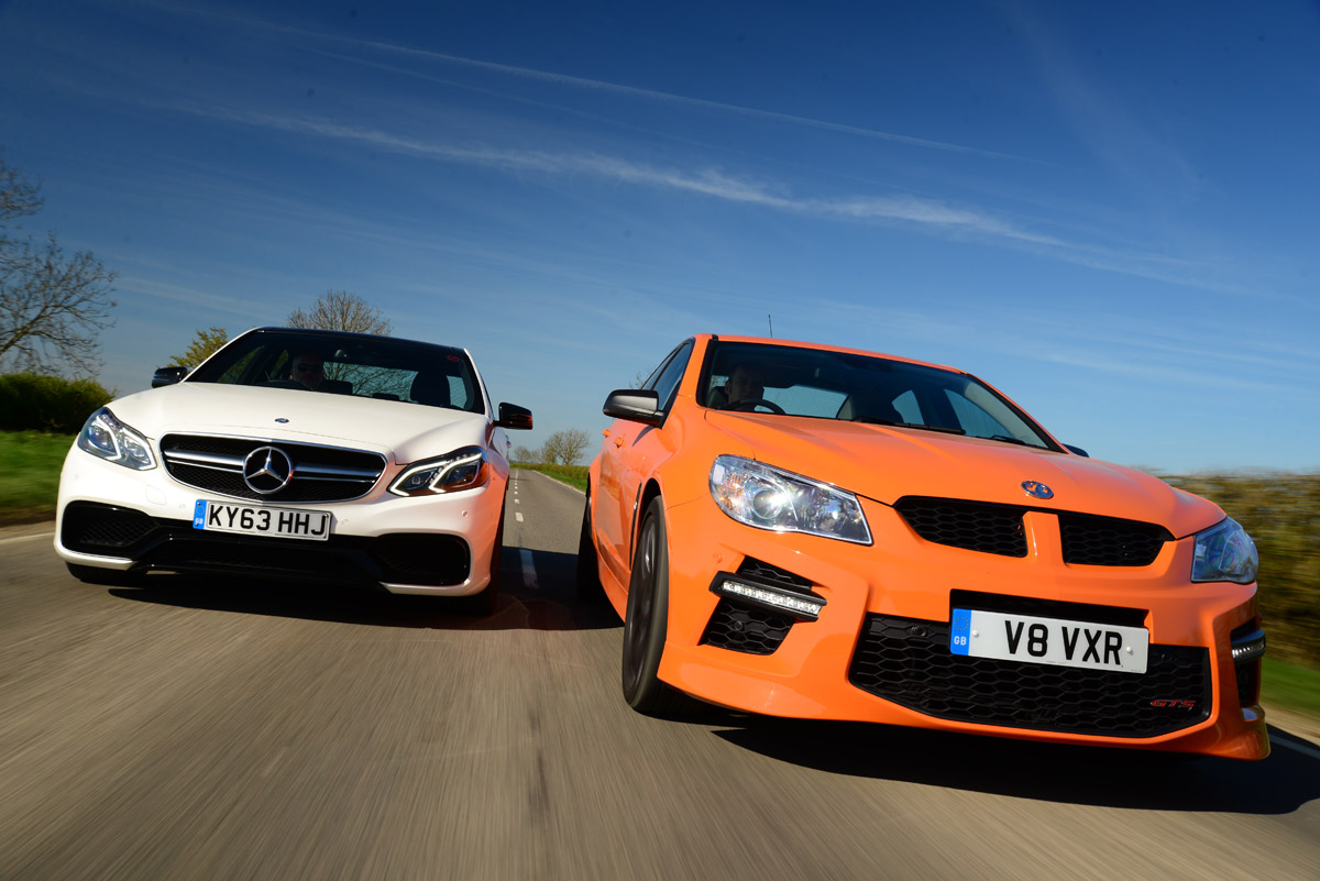Vauxhall VXR8 GTS vs Mercedes E63 AMG