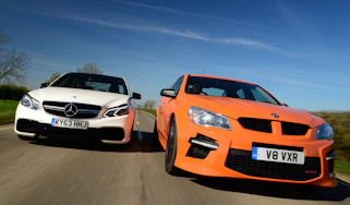 Vauxhall VXR8 GTS vs Mercedes E63 AMG