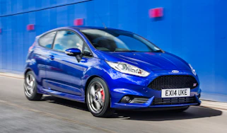 blue ford fiesta st3