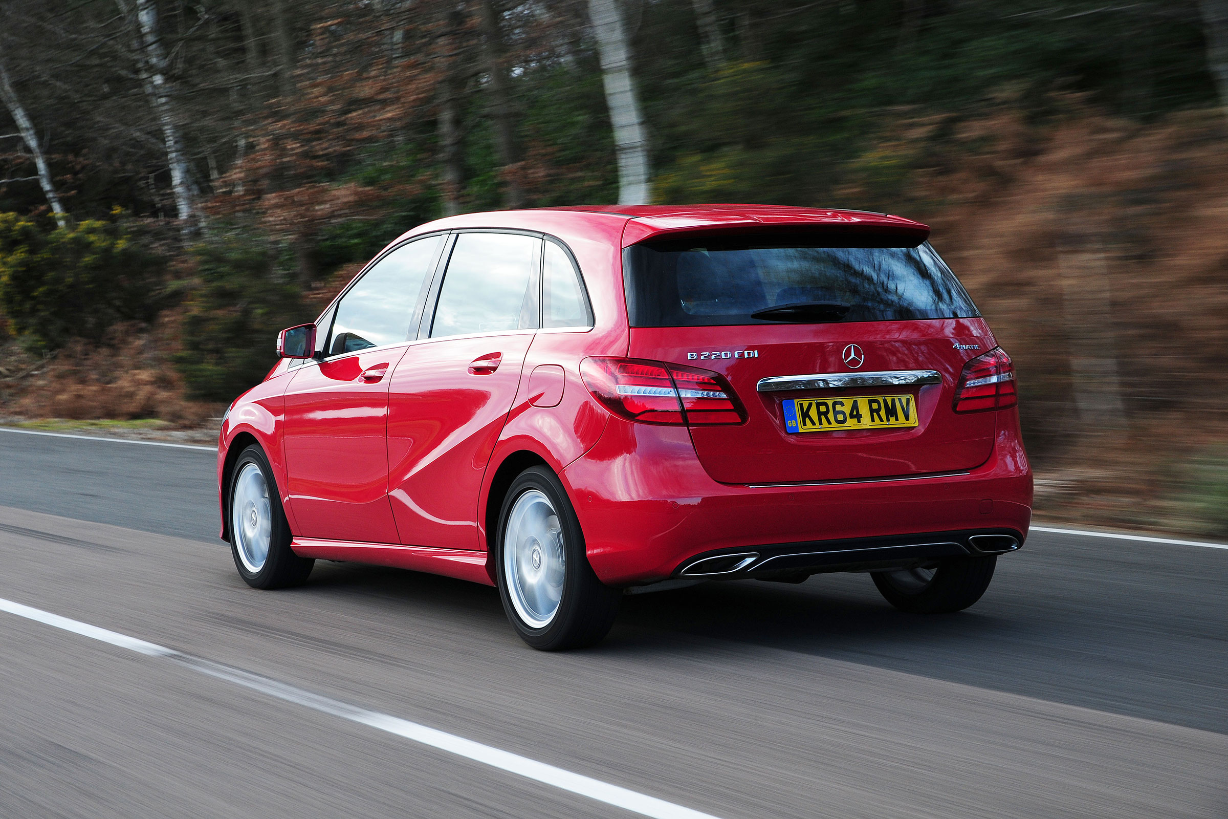 Mercedes B-Class - rear tracking
