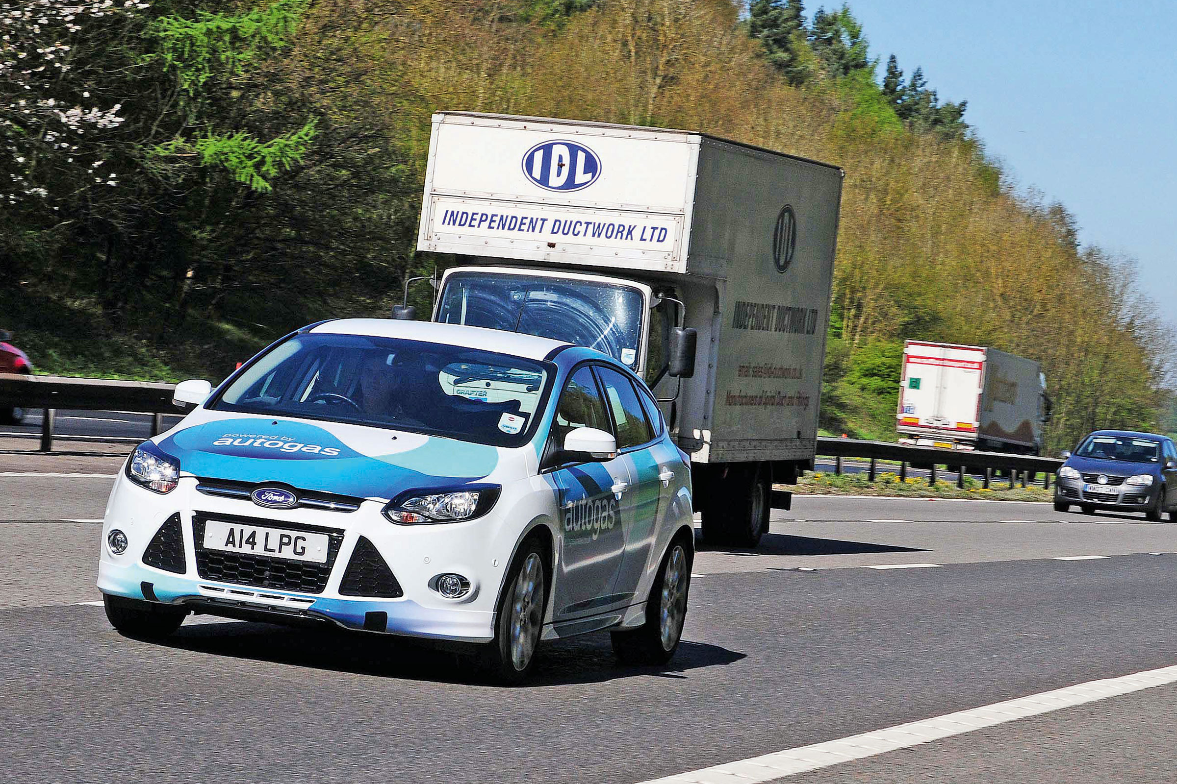 Autogas Ford Focus - motorway