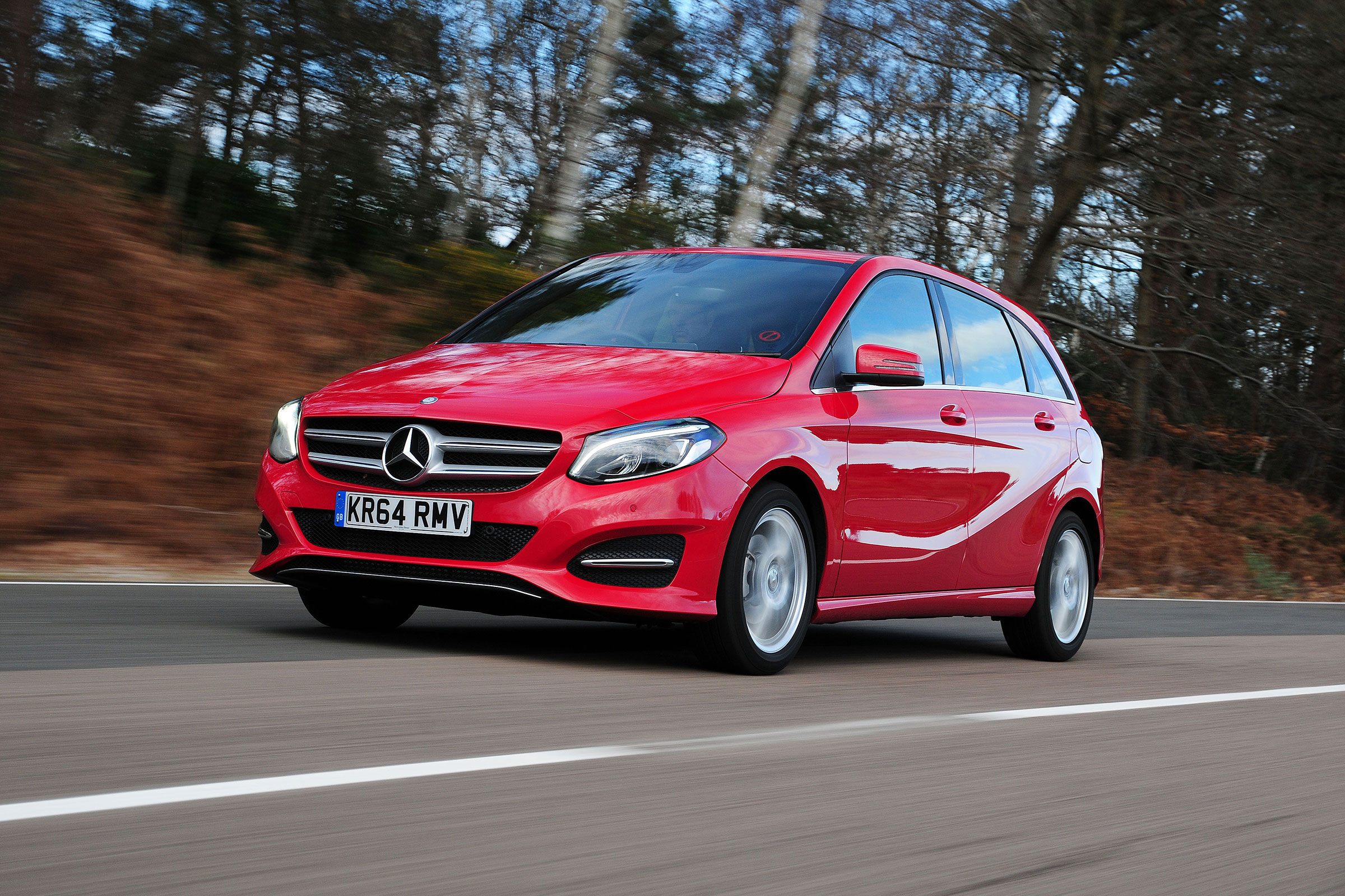 Mercedes B-Class - front tracking