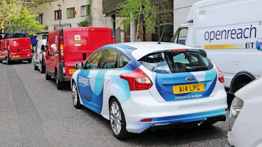 Autogas Ford Focus - rear traffic