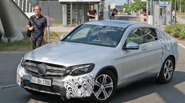 Mercedes GLC Coupe spy shots