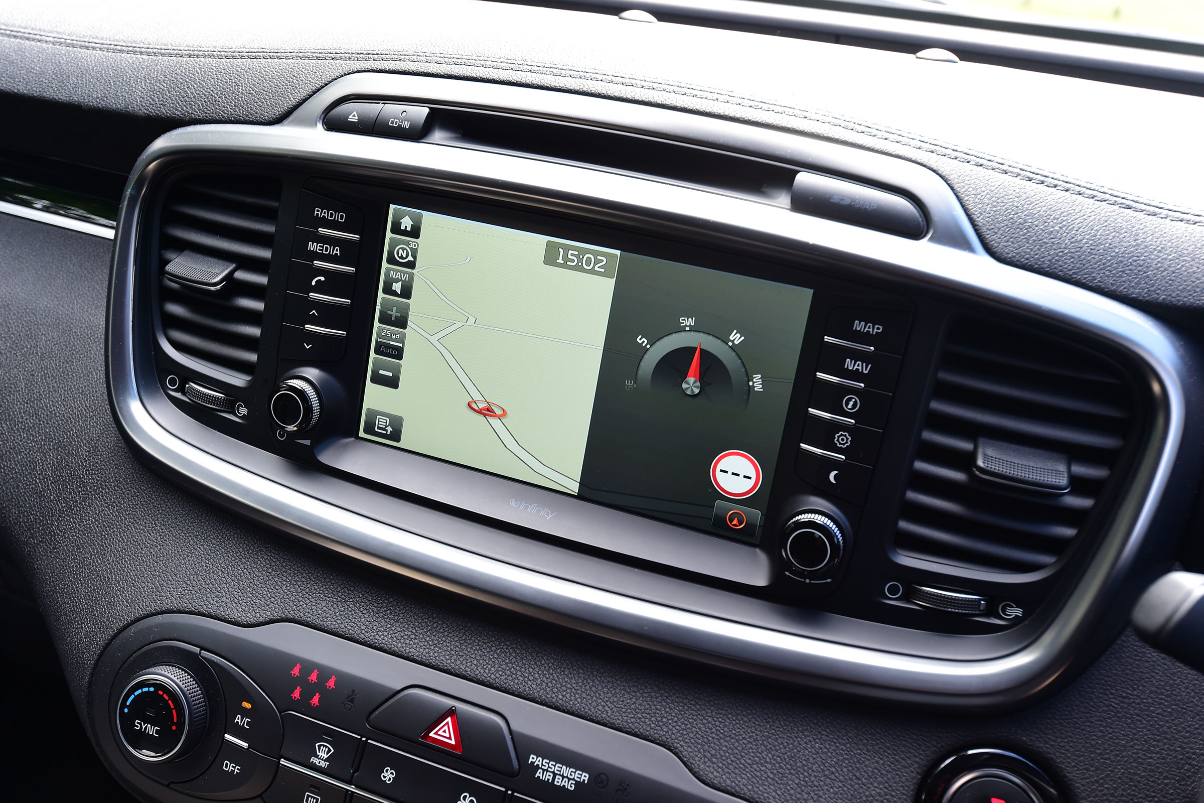 Kia Sorento - infotainment