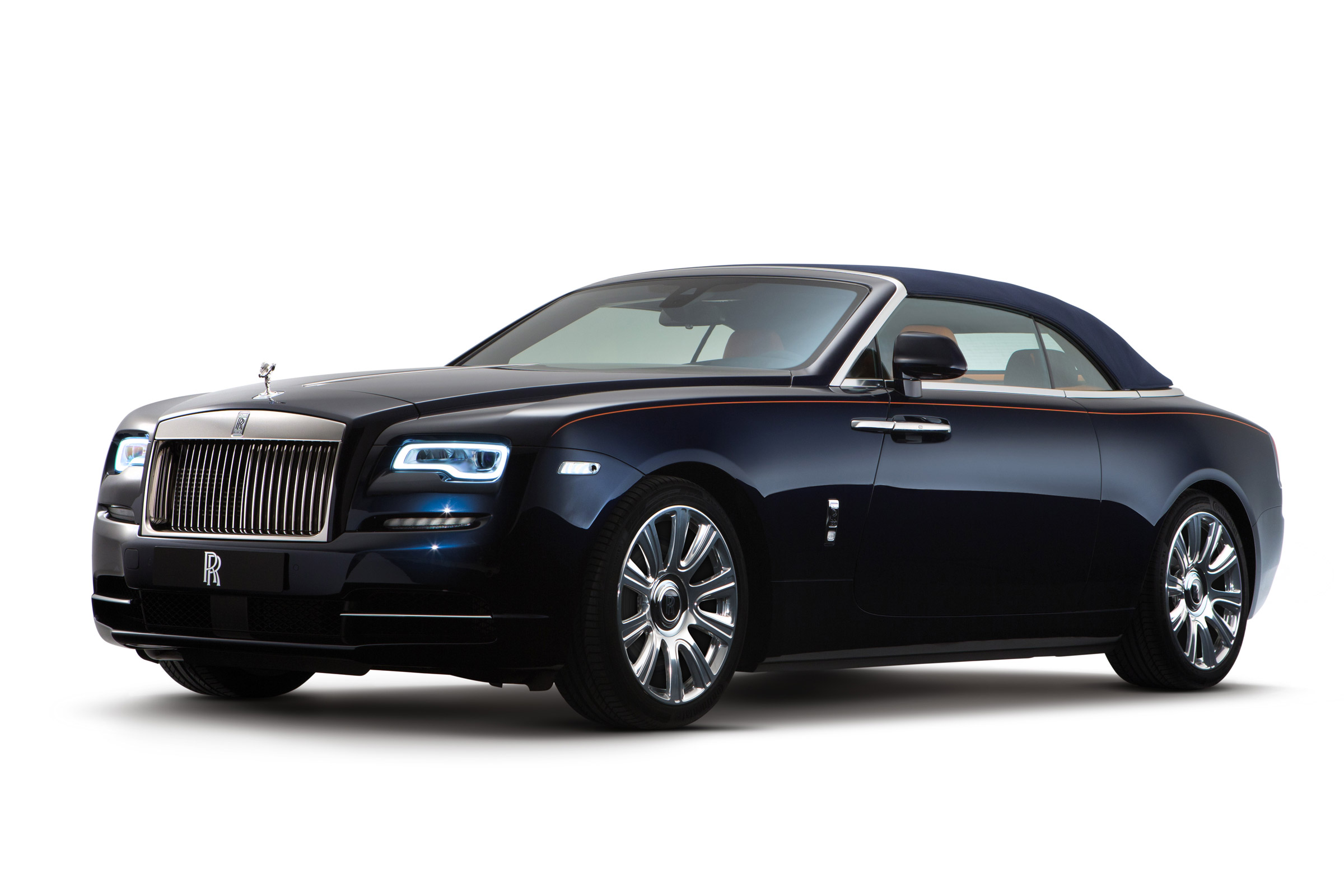 Rolls-Royce Dawn convertible static roof up