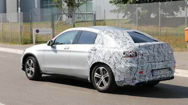 Mercedes GLC Coupe spy shots - rear 3/4