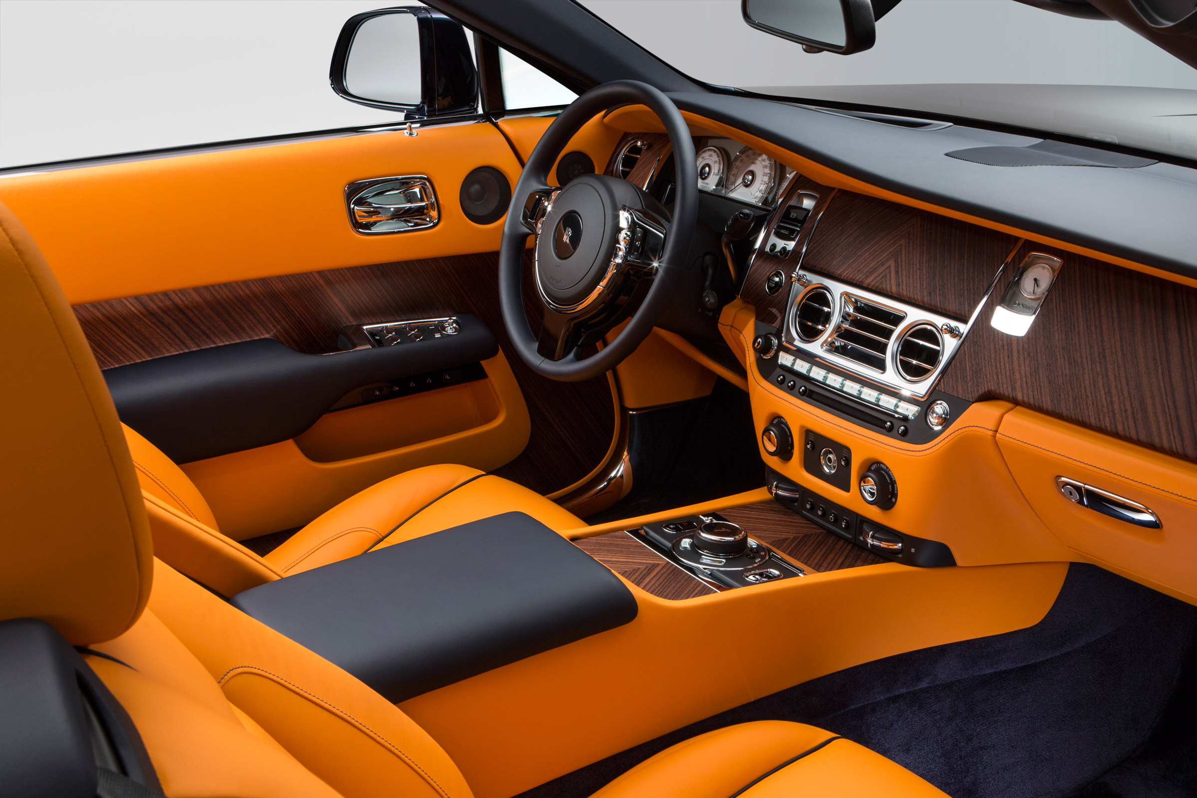 Rolls-Royce Dawn convertible interior