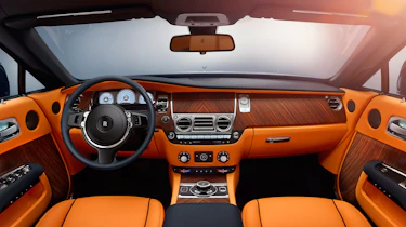 Rolls-Royce Dawn convertible inside