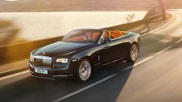 Rolls-Royce Dawn convertible driving