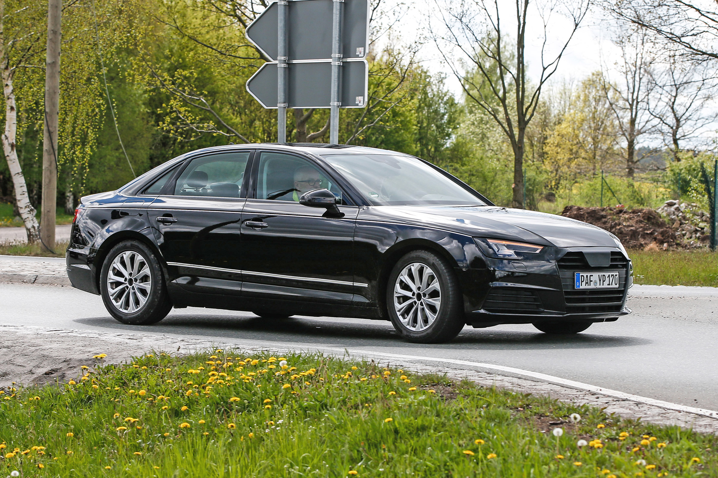 New Audi A4 2015 spy shots 1