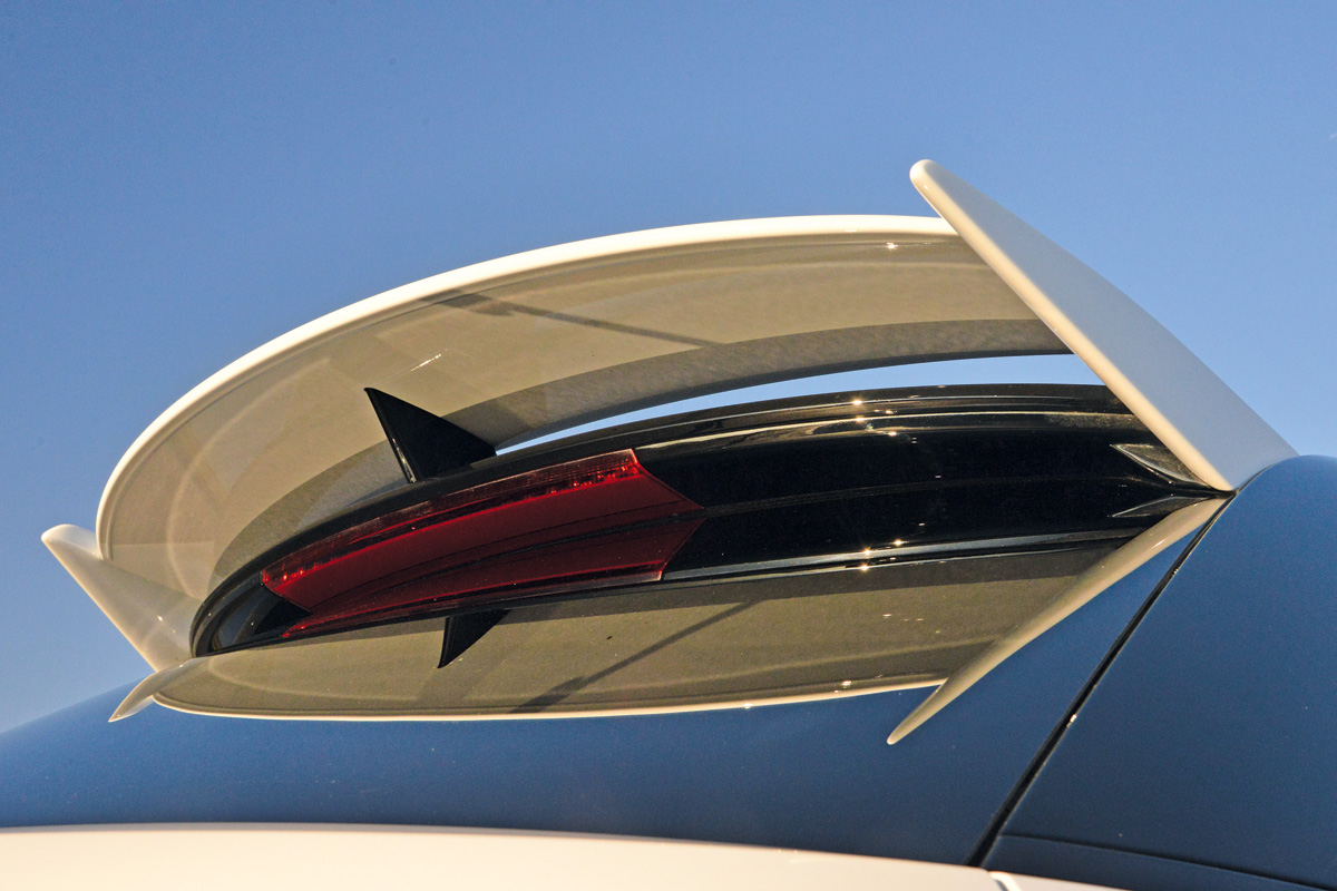 Audi A1 Quattro spoiler detail