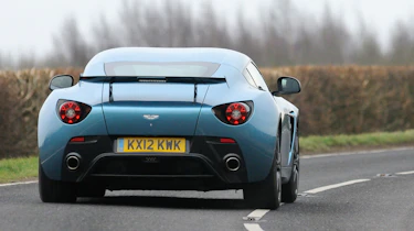 Aston Martin V12 Zagato rear cornering