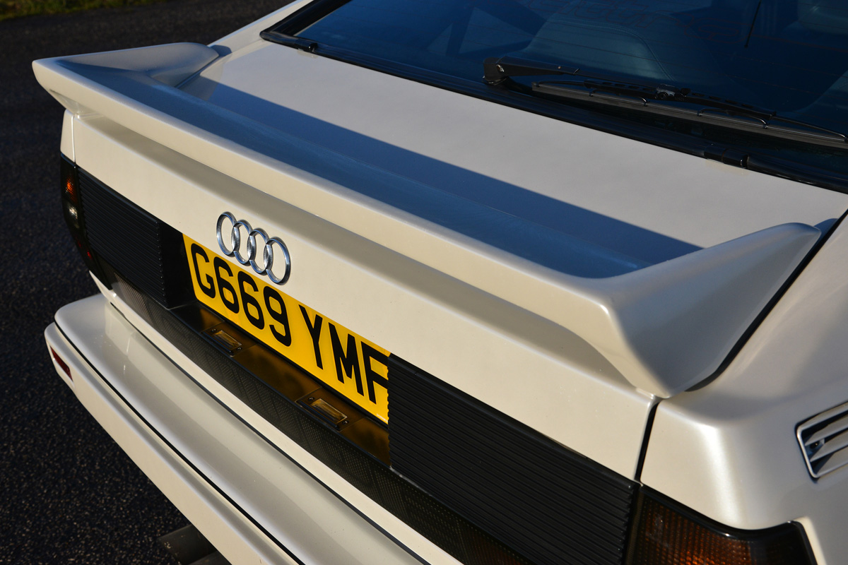 Audi Ur-Quattro spoiler detail
