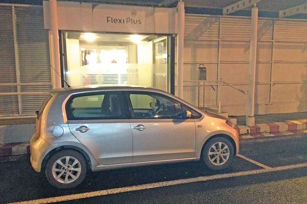 Skoda Citigo at the Channel Tunnel