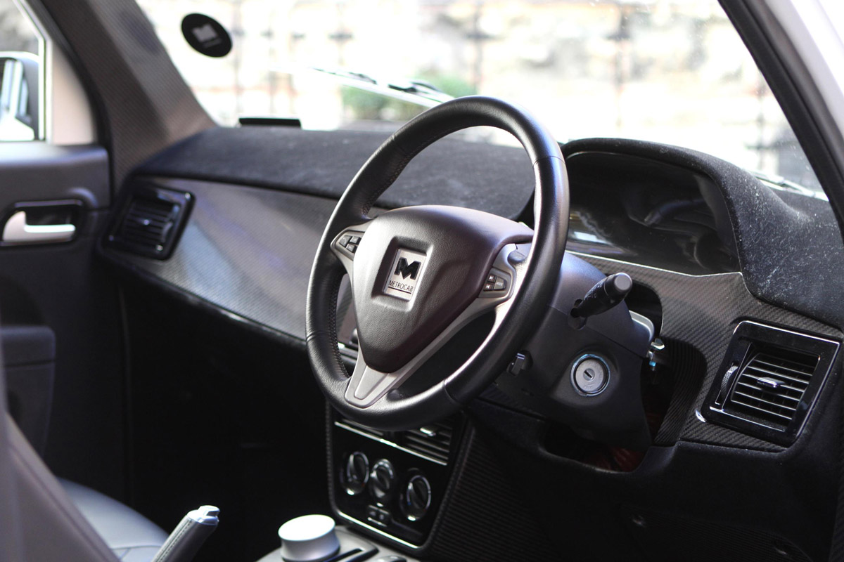 Electric Metrocab interior