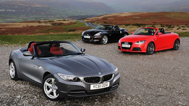 BMW Z4 vs Nissan 370z and Audi TT