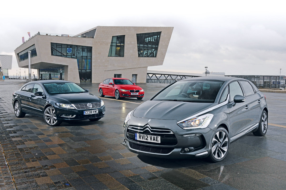 Volkswagen CC vs BMW 3 Series and Citroen DS5