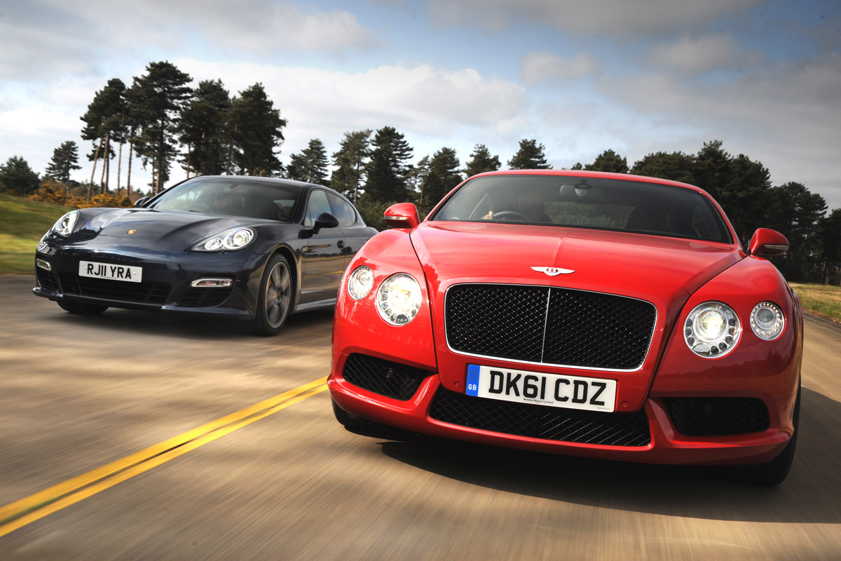 Porsche Panamera vs Bentley Continental GT