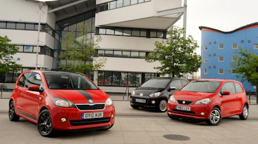 Skoda Citigo vs VW up! and SEAT Mii