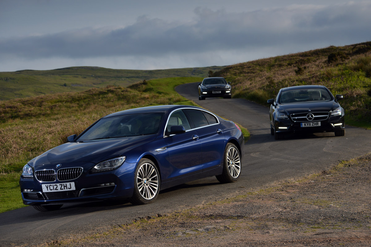 BMW 6 Series Gran Coupe vs Mercedes CLS and Porsche Panamera