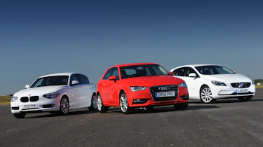 BMW 1 Series vs Audi A3 and Vovlo V40