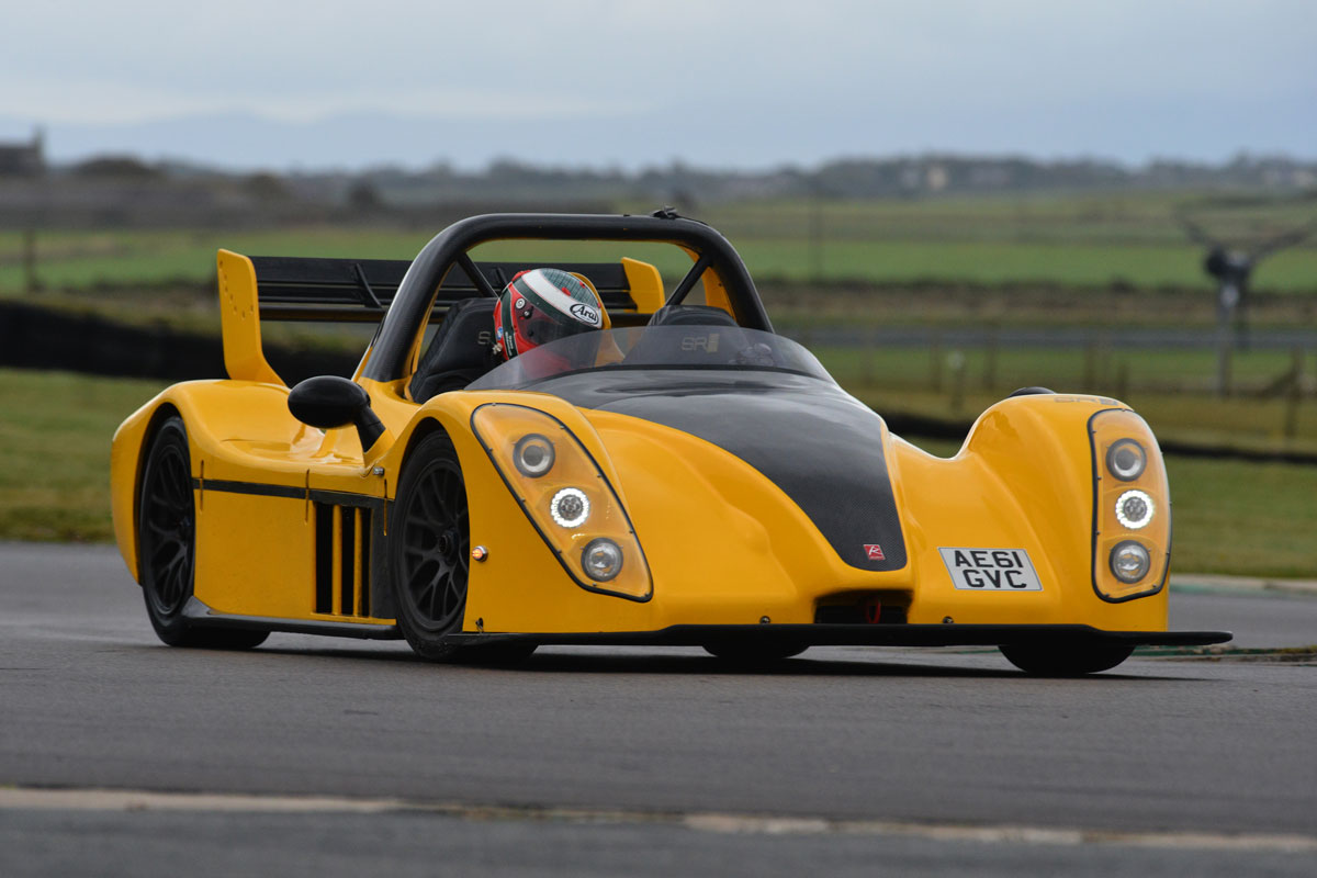 Radical SR3 SL front cornering
