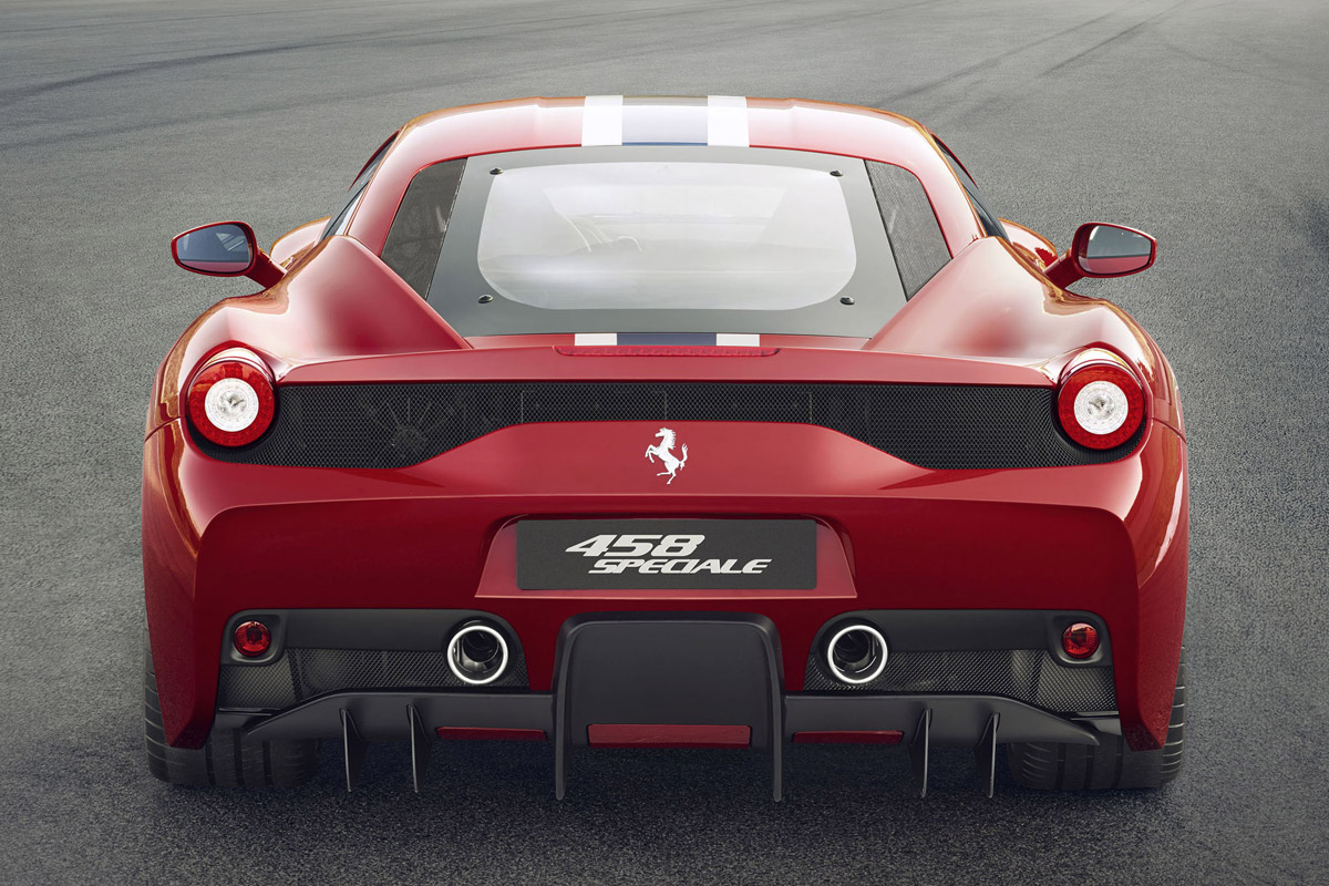 Ferrari 458 Speciale rear