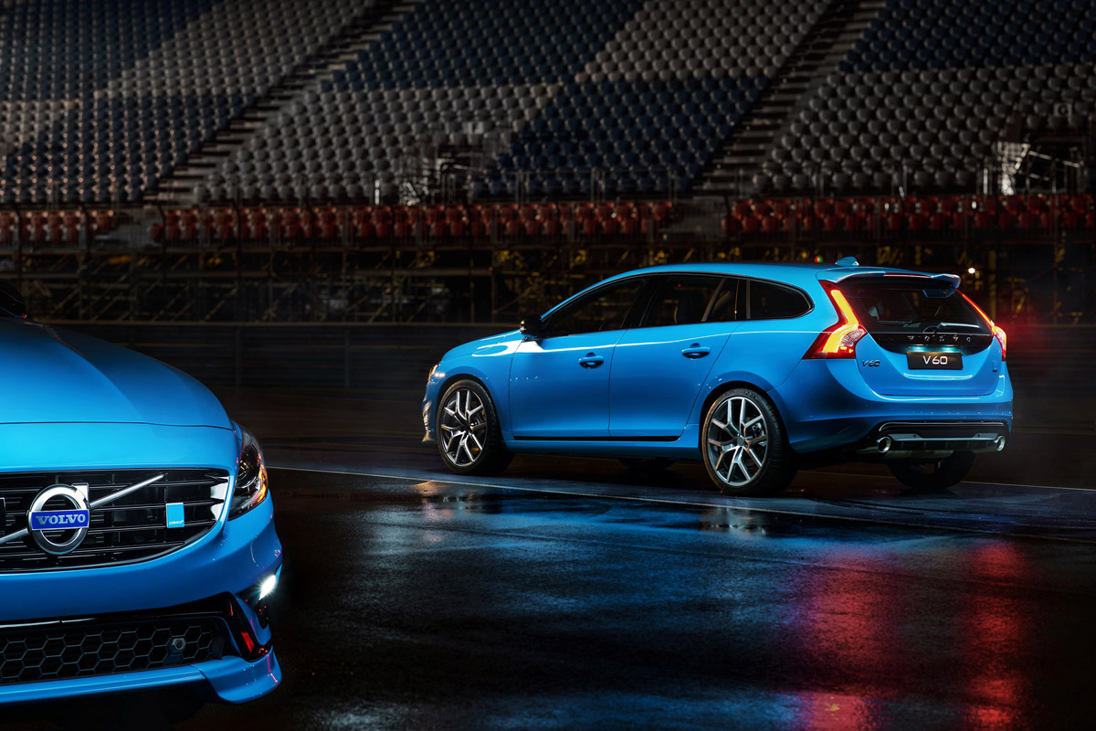 Volvo V60 Polestar estate rear
